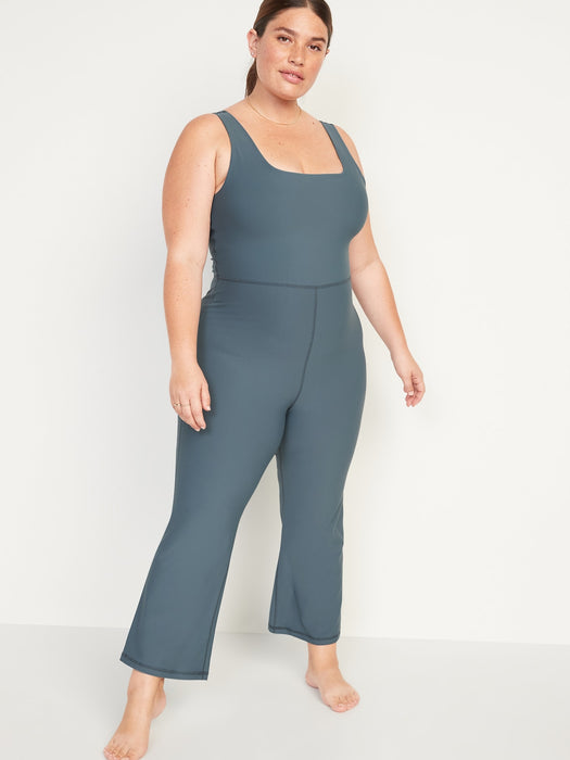 Sleeveless PowerSoft Flared Jumpsuit for Women