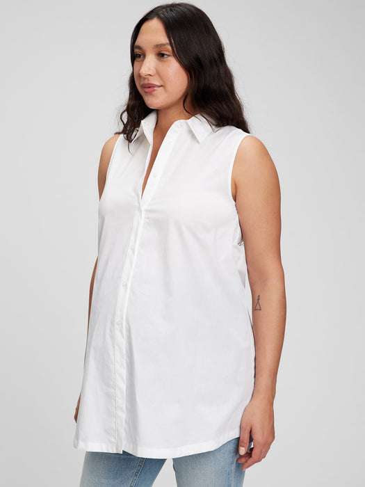 Maternity Button-Down Top