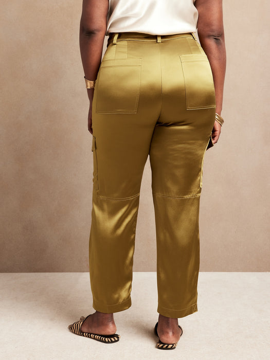 Allure Silk Cargo Pant