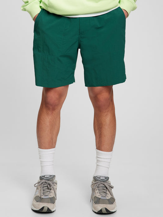 Recycled Rec Shorts - velvet teal green