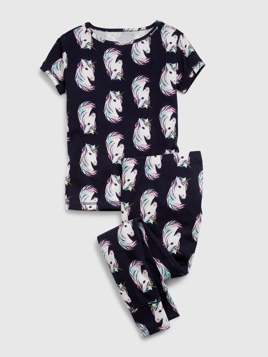 Kids 100% Organic Cotton Unicorn PJ Set