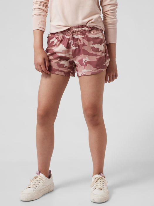 Athleta Girl All Play 3&#34 Short - Camo Lux Grecian Rose