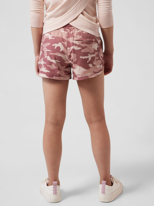 Athleta Girl All Play 3&#34 Short - Camo Lux Grecian Rose