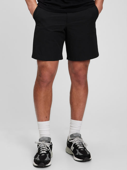 Recycled Golf Shorts with GapFlex - black