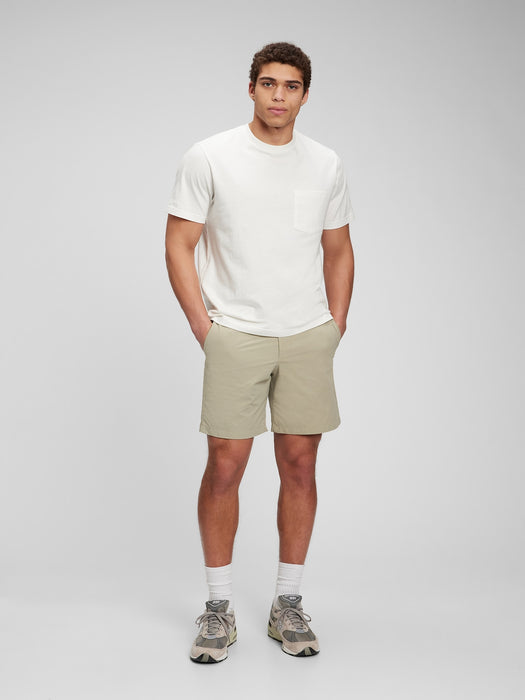 Recycled Golf Shorts with GapFlex - field stone tan