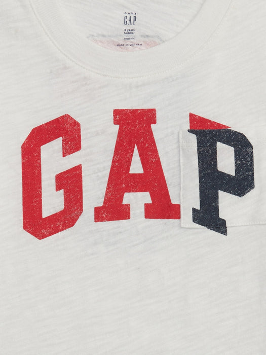 Toddler Gap Logo Pocket T-Shirt - new off white