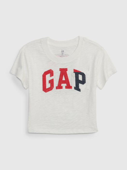 Toddler Gap Logo Pocket T-Shirt - new off white