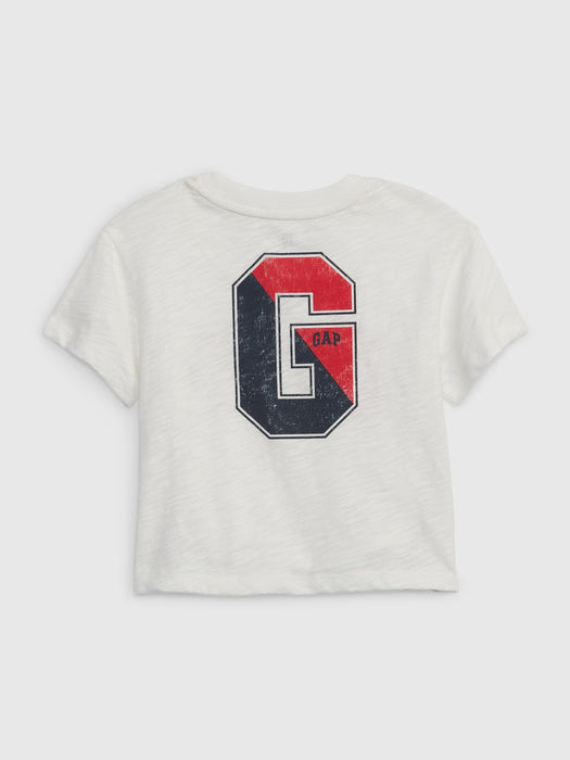 Toddler Gap Logo Pocket T-Shirt - new off white