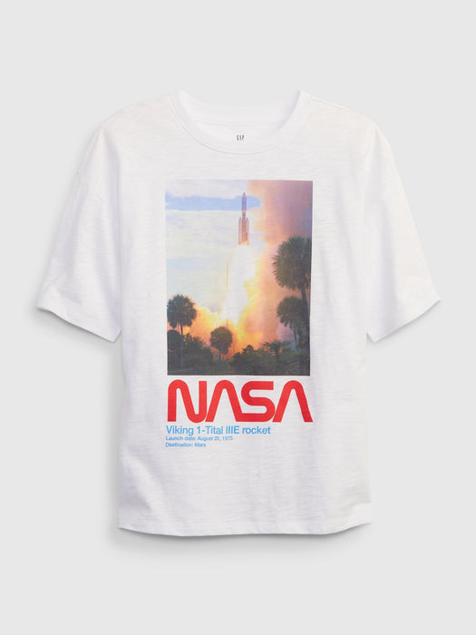 GapKids &#124 NASA Graphic T-Shirt - white