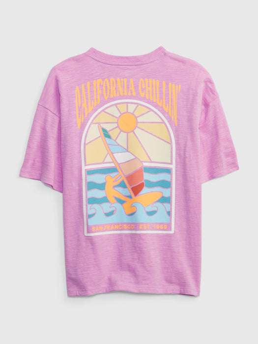 Kids Graphic T-Shirt - pink