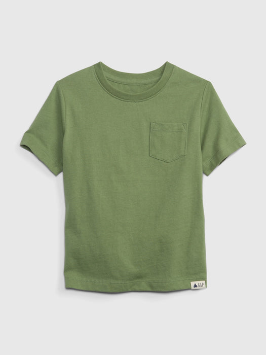 Toddler 100% Organic Cotton Mix and Match T-Shirt - foliage green