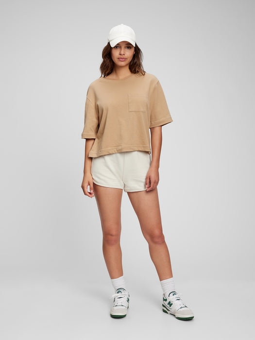 '90s Reissue Cropped T-Shirt - new sand beige