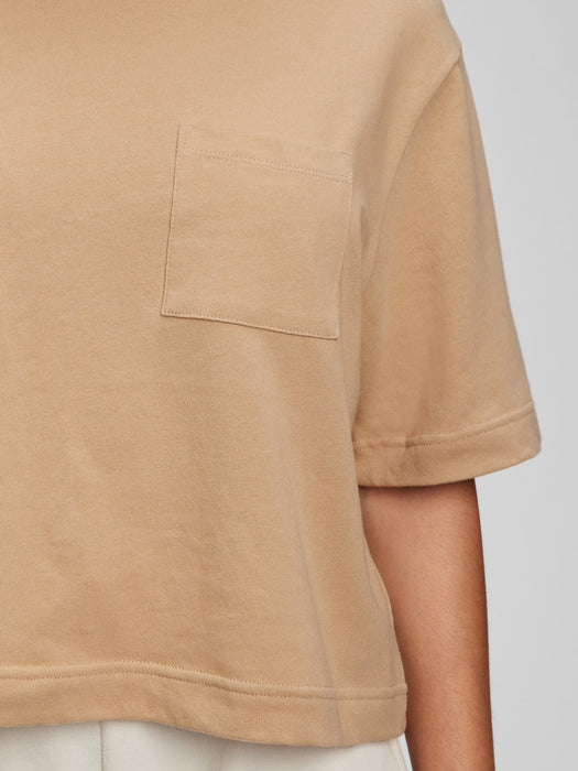 '90s Reissue Cropped T-Shirt - new sand beige