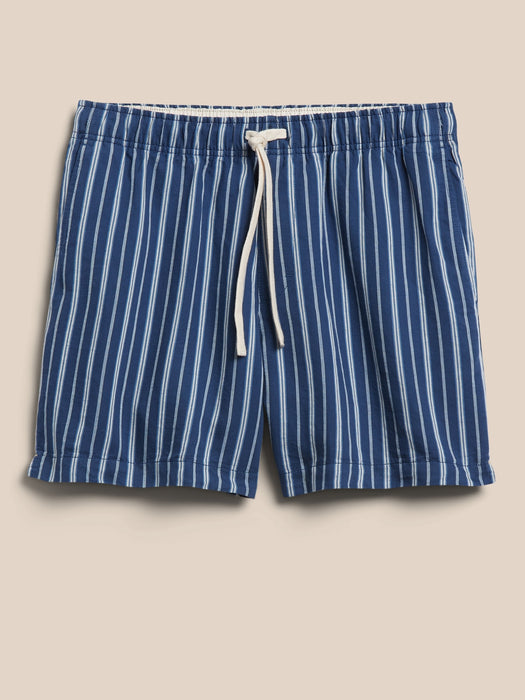 6" Ombra Short - Blue Stripe