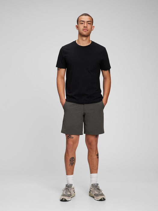 Recycled Golf Shorts with GapFlex - soft black