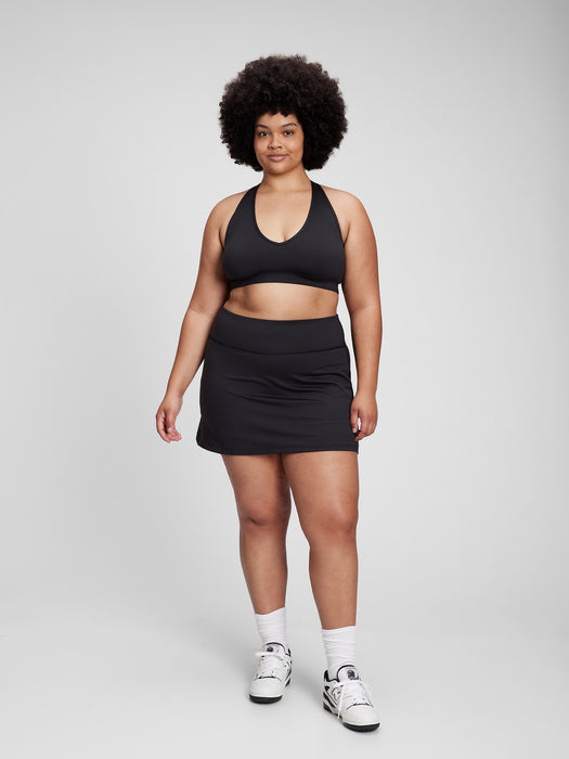 GapFit High Rise Skort in Eclipse - black