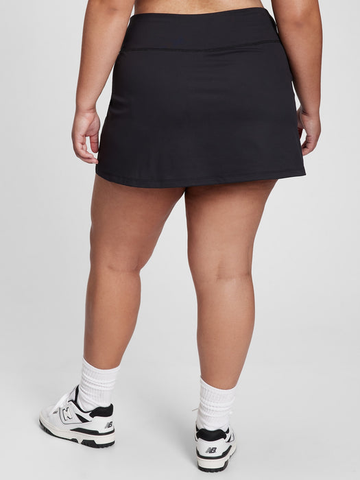 GapFit High Rise Skort in Eclipse - black