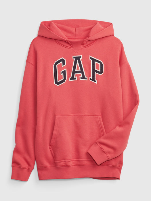 Teen Gap Logo Hoodie - red peach