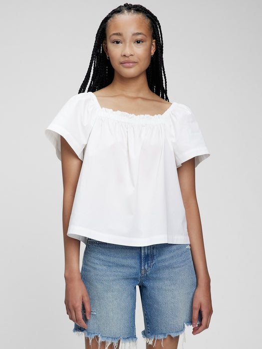 Flutter Sleeve Top