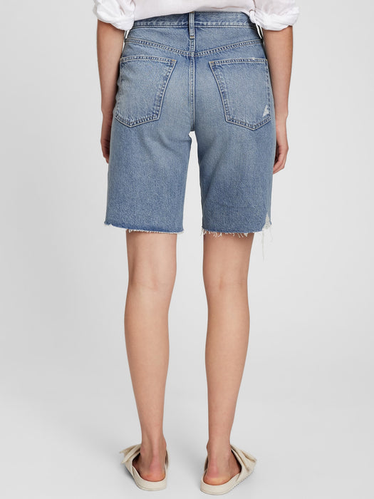 Denim Board Shorts with Washwell