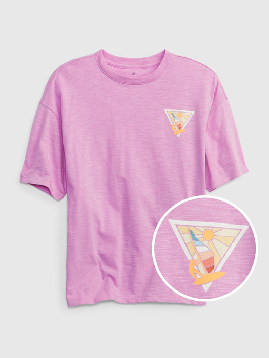 Kids Graphic T-Shirt - pink