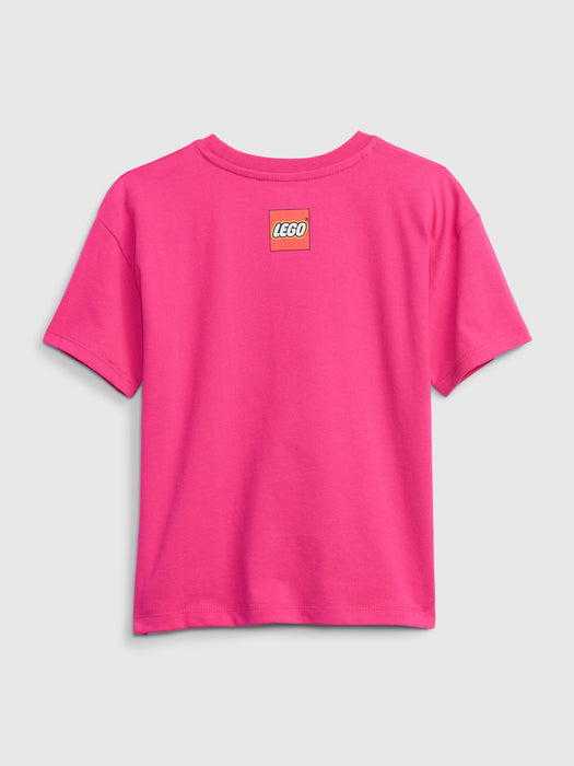 babyGap &#124 LEGO&#174 100% Organic Cotton Graphic T-Shirt - pink love graphic