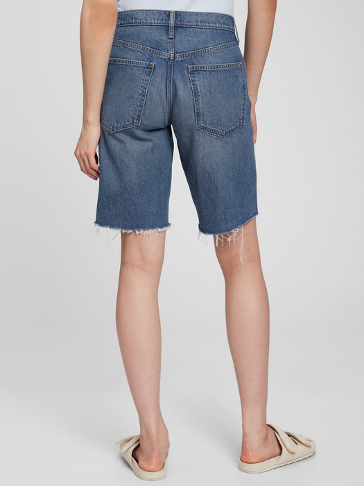 Denim Board Shorts with Washwell