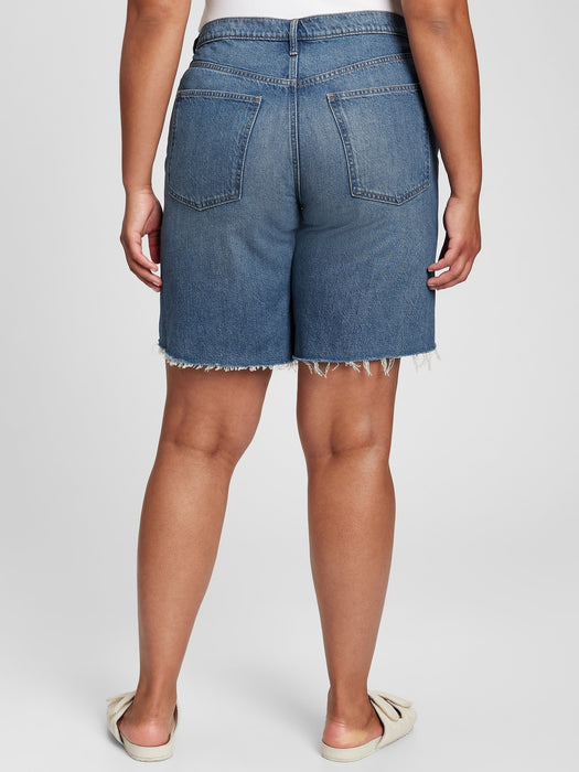 Denim Board Shorts with Washwell