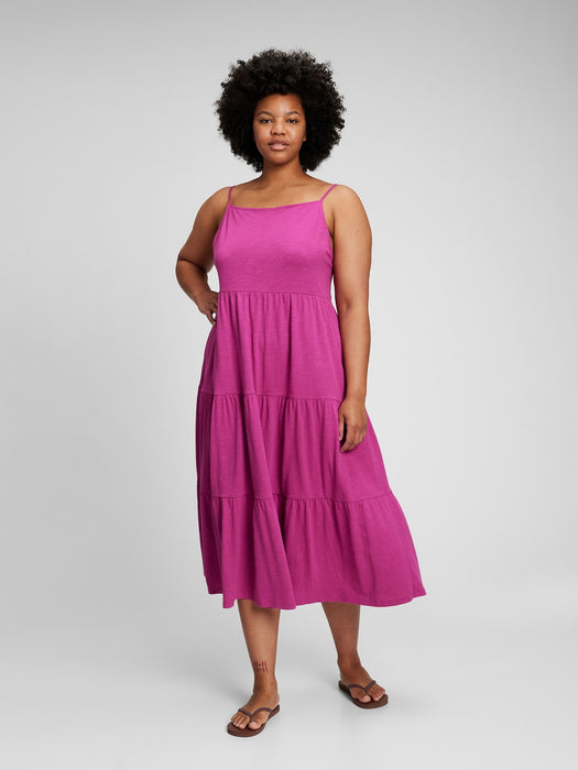 Halter Tiered Maxi Dress