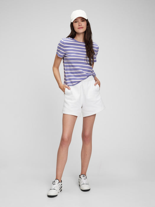 Shrunken T-Shirt - blue stripe