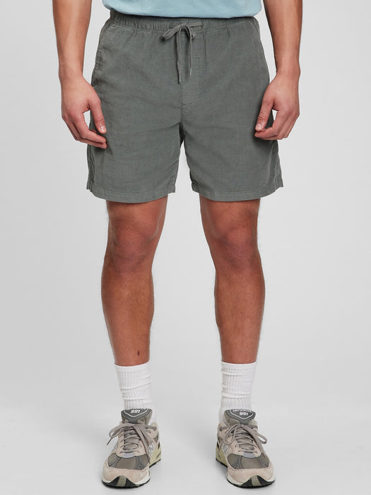 Corduroy Shorts - cool olive