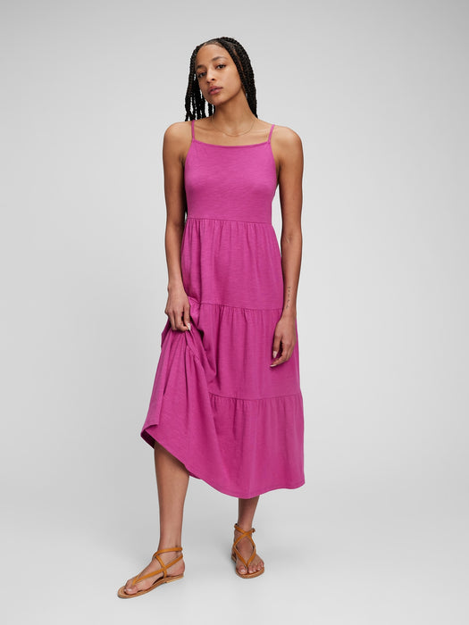 Halter Tiered Maxi Dress