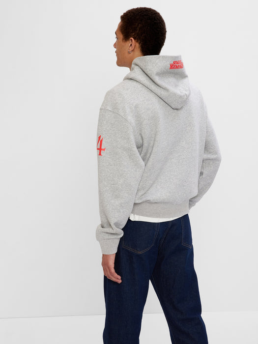 Gap &#215 Stranger Things Adult Upside Down Gap Logo Hoodie