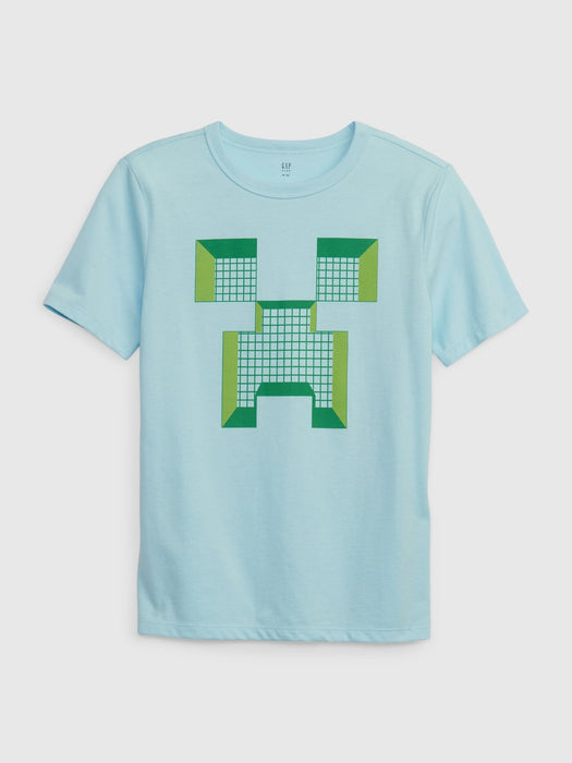 Kids Gamer Graphic T-Shirt - light blue