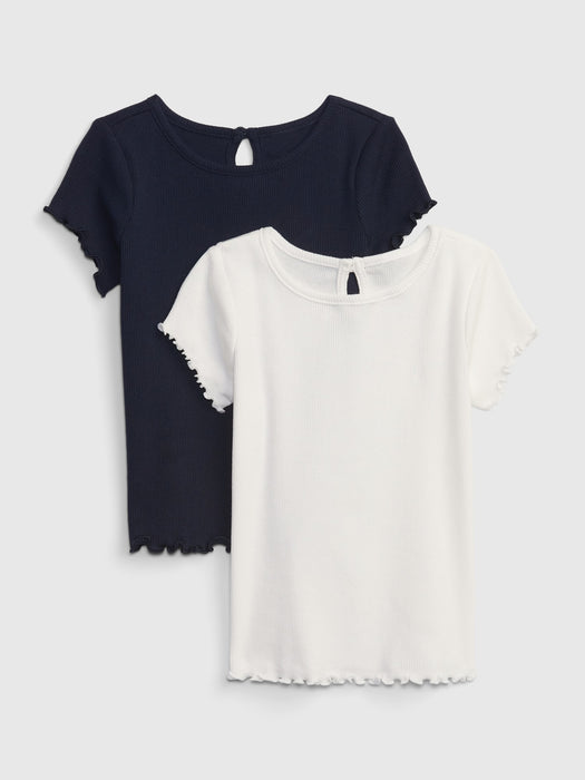 Toddler Rib T-Shirt (2-Pack) - new off white