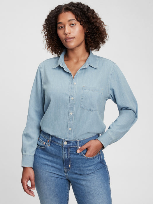 100% Organic Cotton Perfect Denim Shirt