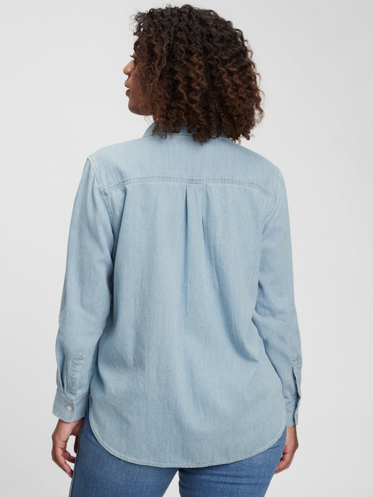 100% Organic Cotton Perfect Denim Shirt