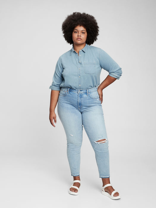 100% Organic Cotton Perfect Denim Shirt