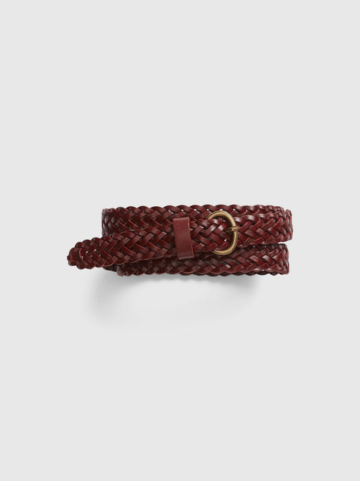 Braided Leather Belt