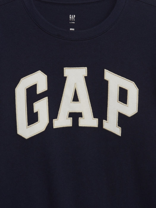 Kids Gap Logo Rugby T-Shirt - blue