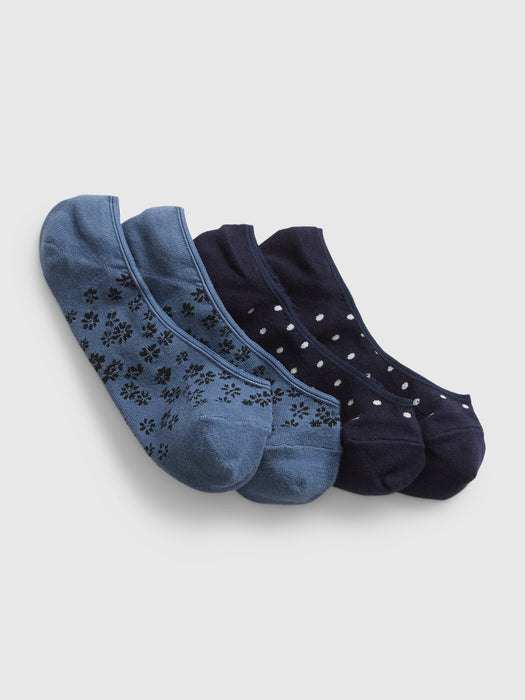 No-Show Socks (2-Pack) - navy blue