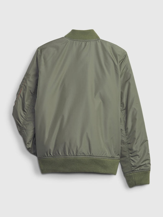 Kids Bomber Jacket - green