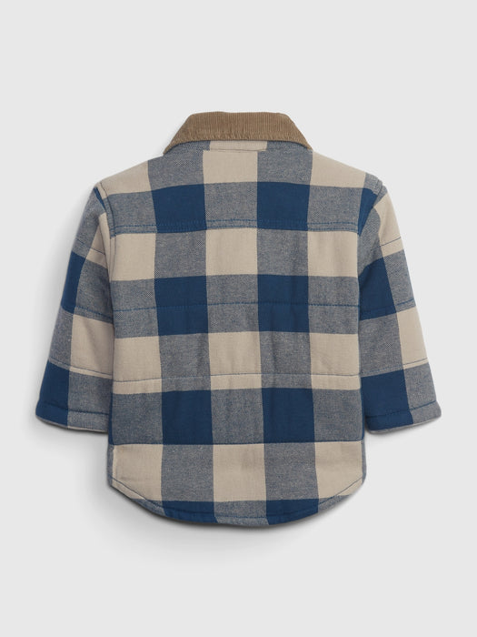 Baby Plaid Jacket - blue plaid