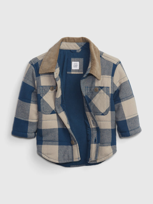 Baby Plaid Jacket - blue plaid