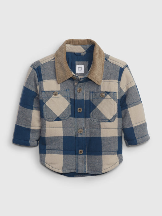 Baby Plaid Jacket - blue plaid