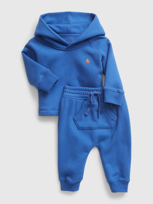 Baby Hoodie Sweat Set - imperial blue