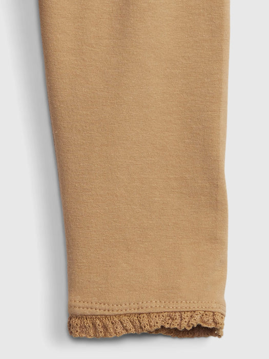 Baby Organic Cotton Mix and Match Leggings - deerfield brown