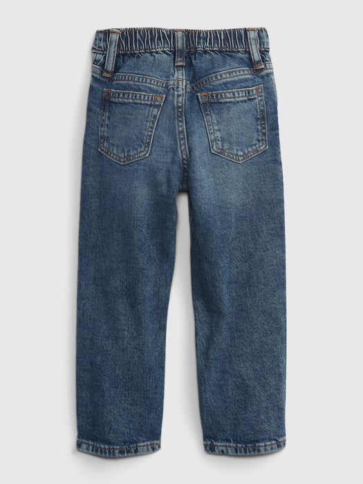 Toddler Organic Cotton '90s Loose Jeans with Washwell