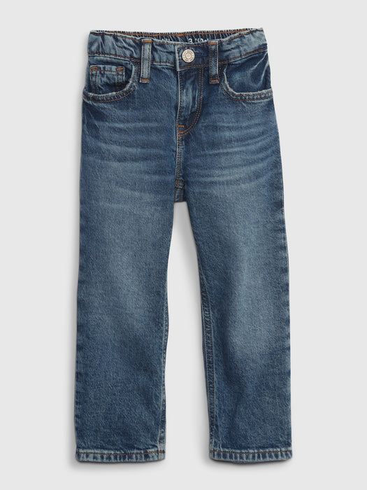 Toddler Organic Cotton '90s Loose Jeans with Washwell