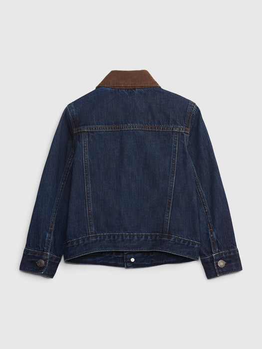 Toddler Icon Denim Jacket with Washwell